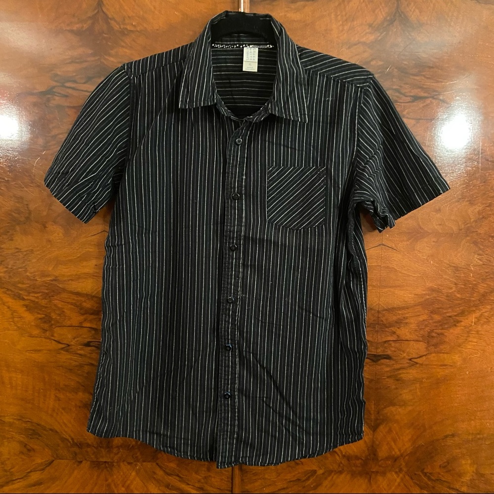 Shaun White for Target Boys XL striped button down shirt